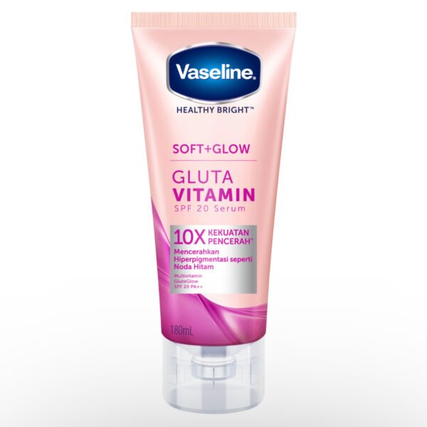 vaseline healthy bright soft+glow gluta vitamin spf 20 serum