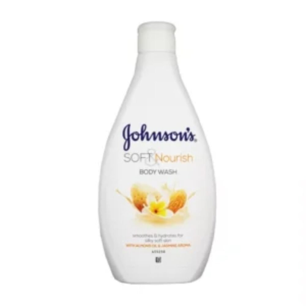 Johnsons Soft Nourish Body was Smoothes and Hydrates for Silky Soft Skin with Almond Oil and Jasmin Aroma
