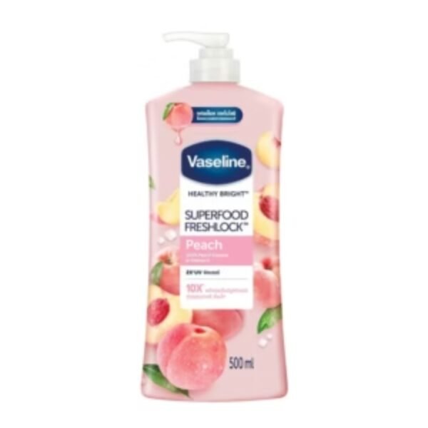 vaseline healthy bright superfood freshlock peach