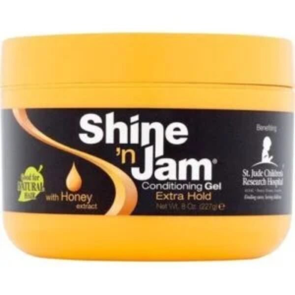 Shine and jam conditioning gel with honey extract