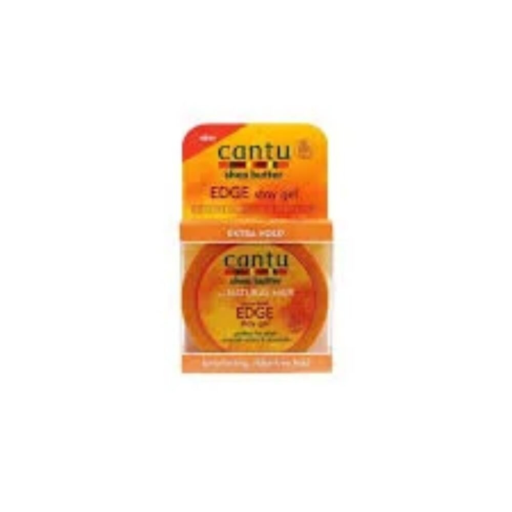 Cantu shea butter for natural hait extra hold edge stay gel perfect for sleek smooth styles n ponytails