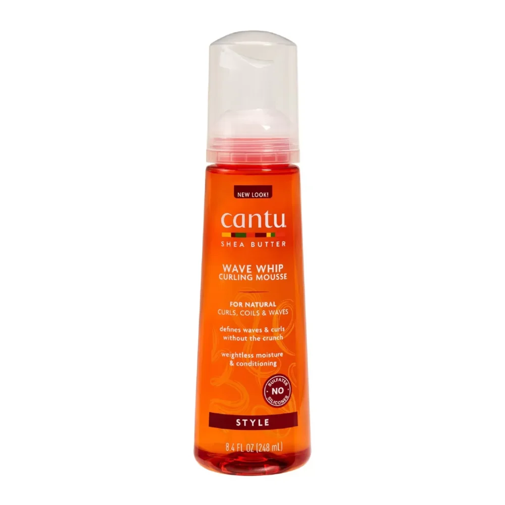 Cantu Whip Curling Mousse for natural curls, waves and coils