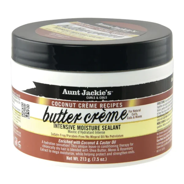 Aunt Jackie's Crème Recipes Butter Crème, Intensive Hair Moisture Sealant