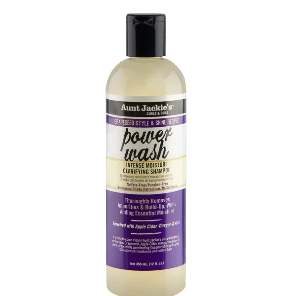 Aunt Jackie's Power Wash Intense Moisture Clarifying Shampoo