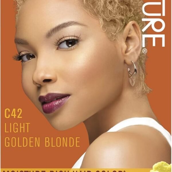 Moisture-Rich Hair Color with Shea Butter Conditioner C42 Light Golden Blonde
