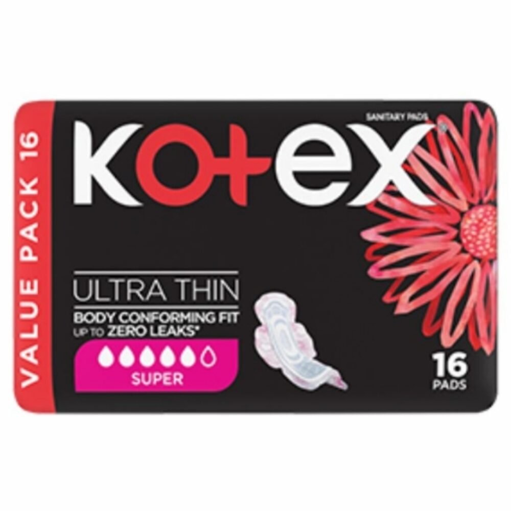 kotex pads black