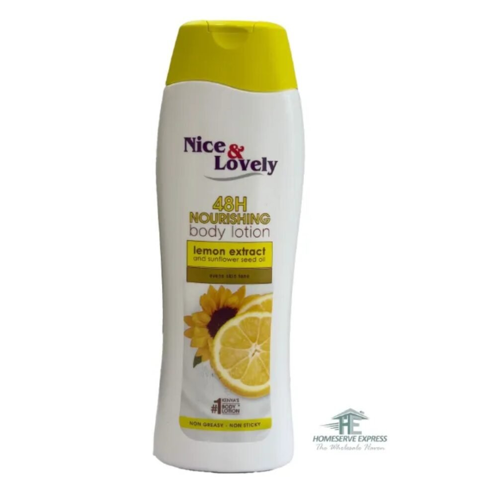 Nice & Lovely lotion lemon