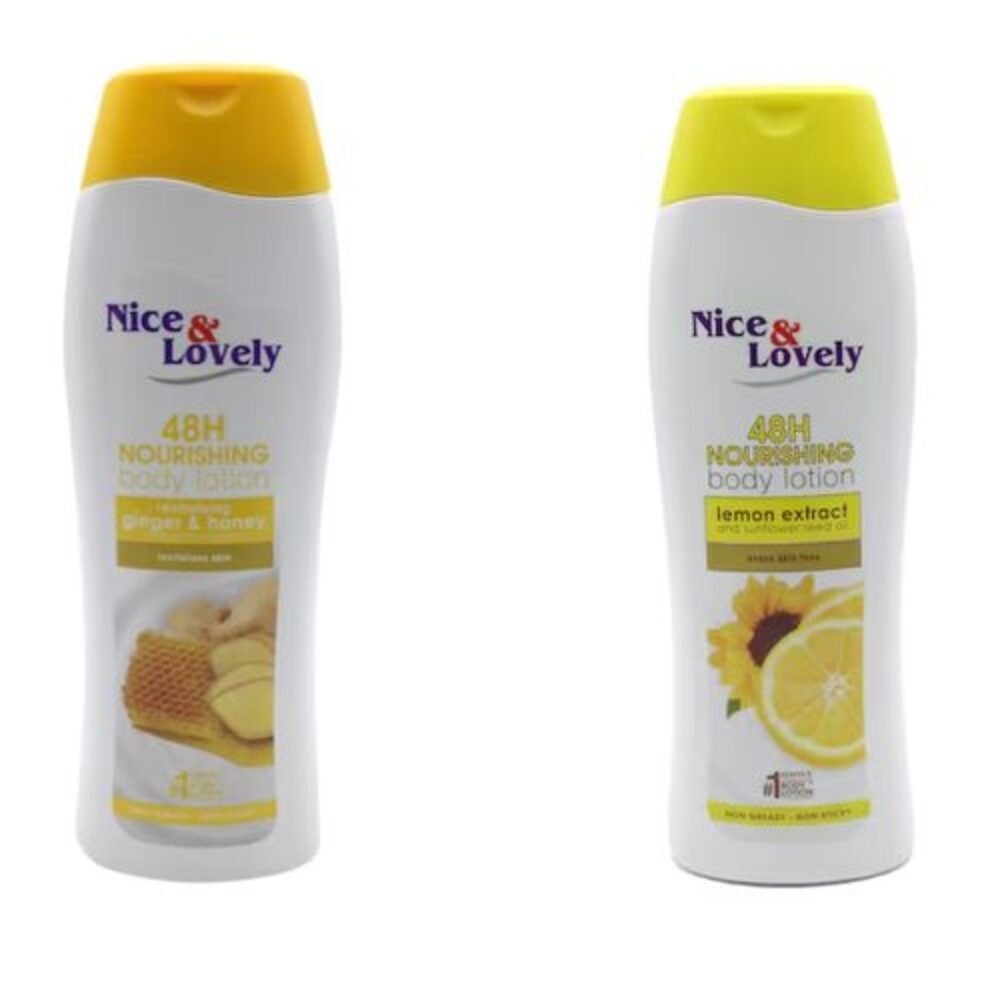 Nice & Lovely lotion lemon