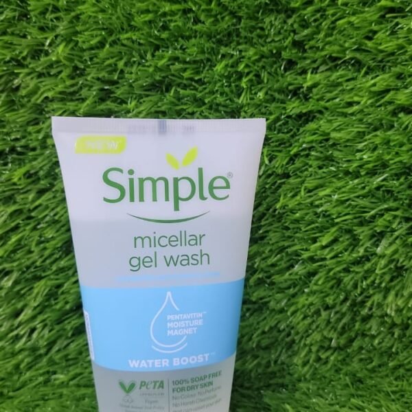 Simple micellar gel wash