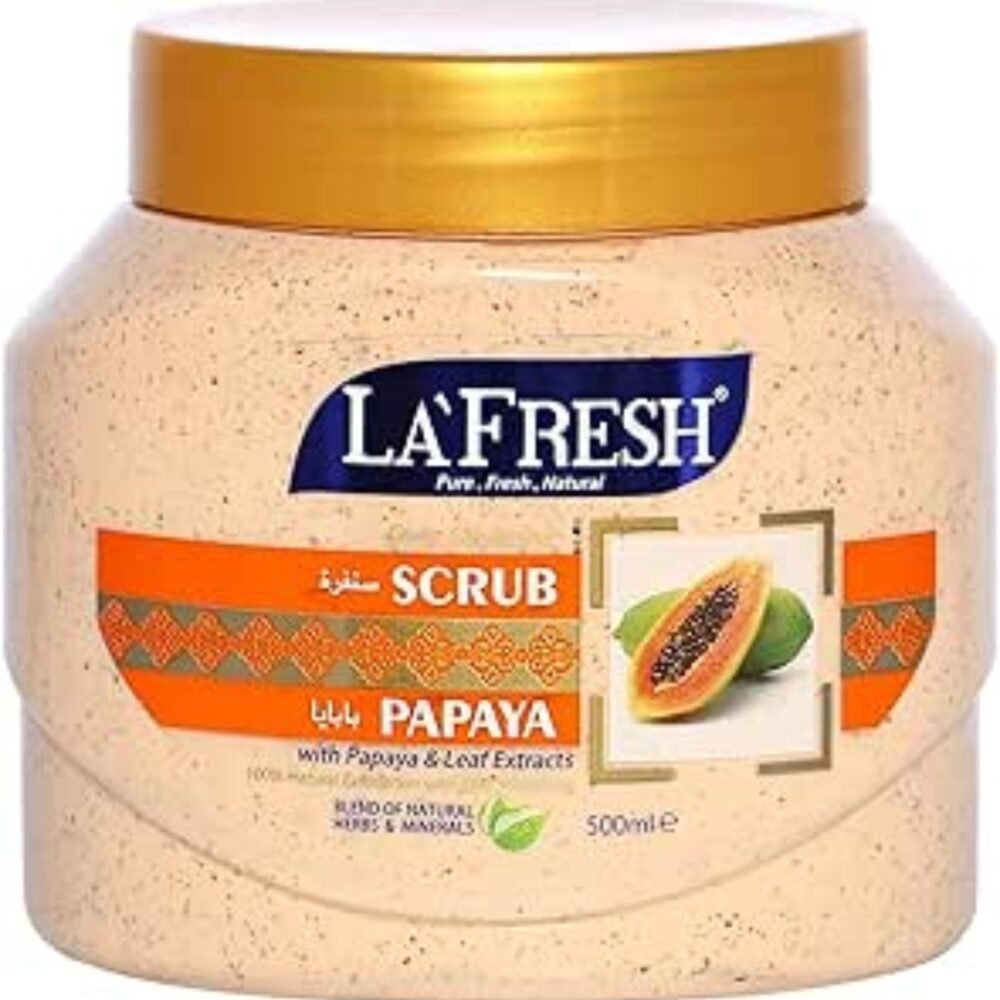 la fresh scrub papaya